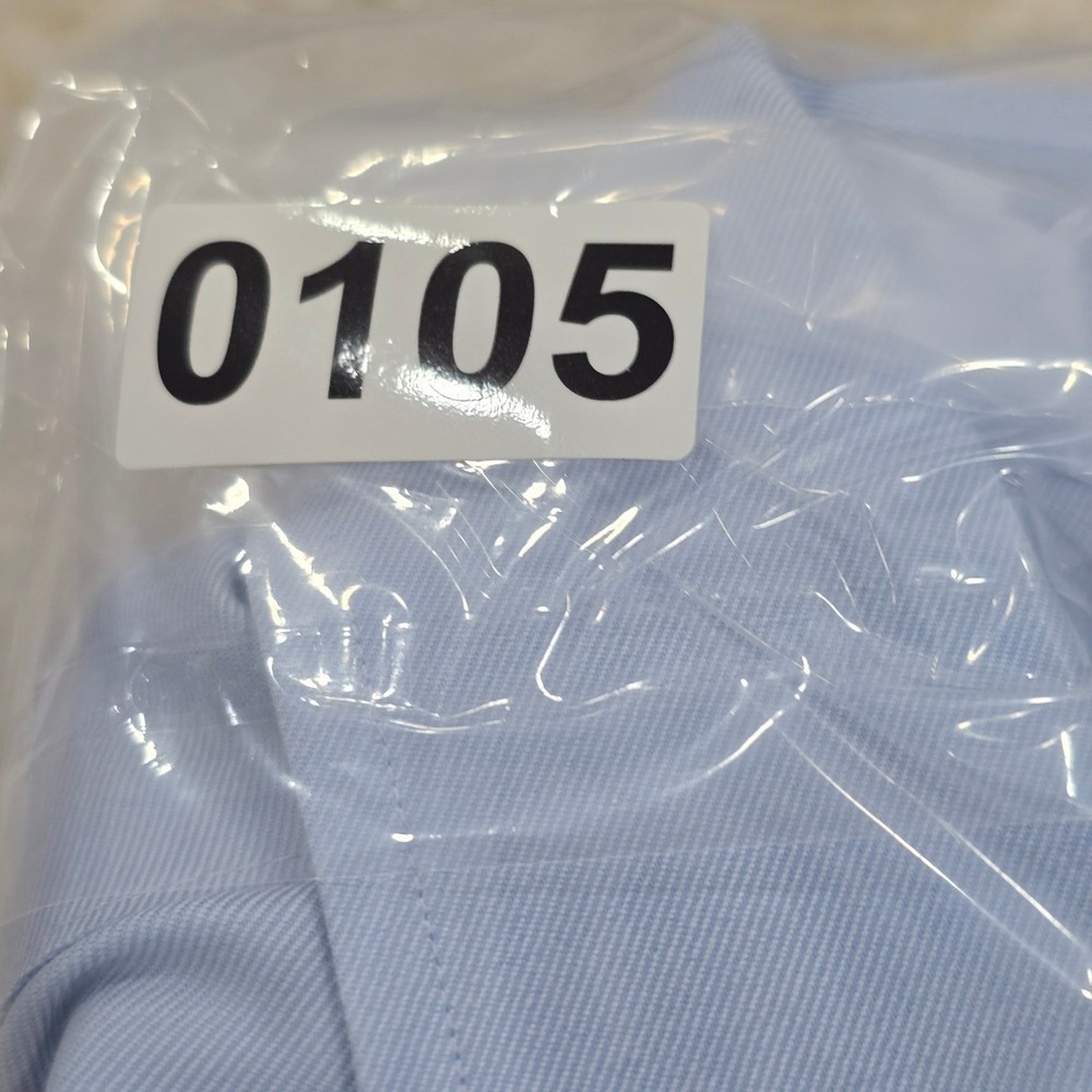 Brooks Brothers Dress Shirt Mens 17-34 Light Blue Regular Non-Iron Stretch Twill - Picture 13 of 13